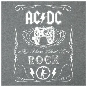 Women's T-shirt Rock à Gogo AC/DC Cannon Swig Burnout image-1
