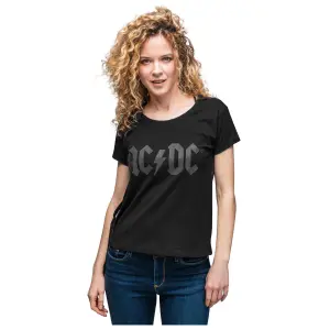 Women's T-shirt Rock à Gogo AC/DC Logo 1973 image-0