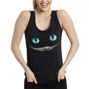 Damen-Top Rock à Gogo Alice In Wonderland - Smile image-0