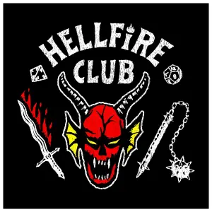 Women's T-shirt Rock à Gogo Stranger Things Hellfire Club image-1