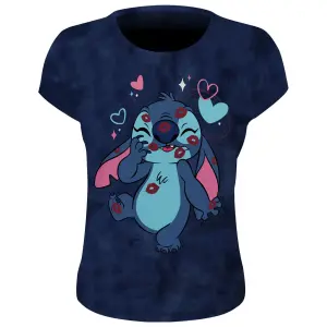 Women's T-shirt Rock à Gogo Lilo Et Stitch Smack image-0