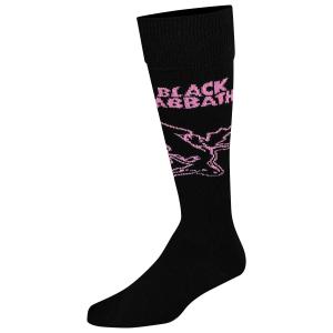 sok371-dames-sokken-medium-rock-a-gogo-black-sabbath-universe-zwart-roze-40-45