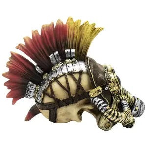 Decorative object skull Rock à Gogo Steampunk - Flame Haw image-2