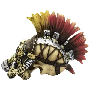 Decorative object skull Rock à Gogo Steampunk - Flame Haw image-3