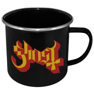 Metal cup Rock à Gogo Ghost Logo image-0
