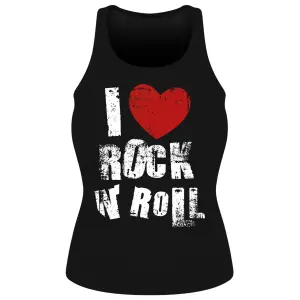 Camiseta de tirantes mujer Rock à Gogo I Love Rock N' Roll image-0