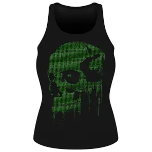 Camiseta de tirantes mujer Rock à Gogo Cyber Skull image-0