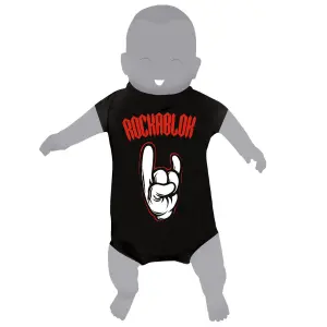 Baby bodysuit Rockablok Horns Up image-0