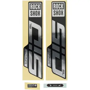 Bicycle fork sticker Rockshox Sid Sl Ult 27/29 Gloss Polar Foil High Gloss image-0