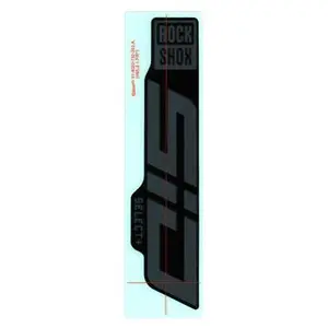 Kit di adesivi per forcelle di biciclette Rockshox ULtimate 29 Gloss image-0