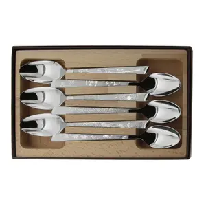Set of 6 table spoons inoxdecor natura Roger Orfèvre