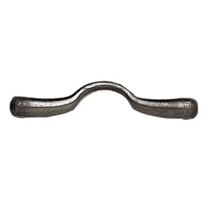 Mors western snaffle per cavallo con bocca inglese liscia e curvata Roldan