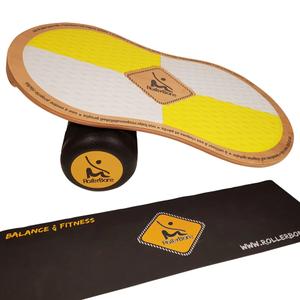1622110-balance-board-with-mat-rollerbone-eva-pro-yellow-74x41-5x3-cm