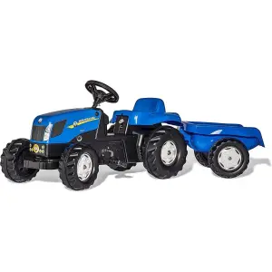 Jeux de voiture - New Holland TVT 190 + remorque Rolly Toys