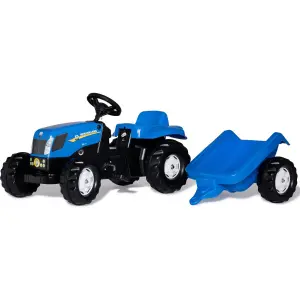 Jeux de voiture - New Holland TVT 190 + remorque Rolly Toys image-2