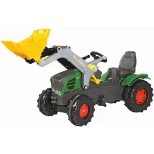 Jeux de voiture - Farmtrac Fendt 211 Vario + Rollytrac Chargeur Rolly Toys