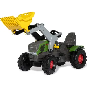 Jeux de voiture - Farmtrac Fendt 211 Vario + Rollytrac Chargeur Rolly Toys image-1