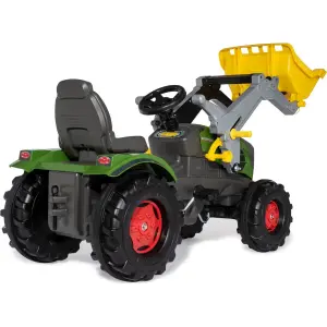 Jeux de voiture - Farmtrac Fendt 211 Vario + Rollytrac Chargeur Rolly Toys image-3