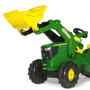 Jeux de voiture - Farmtrac John Deere 6210R, Rollytrac Chargeur Rolly Toys image-1