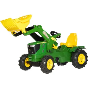 Jeux de voiture - Farmtrac JD 6210R, RollyTrac chargeur, pn souples Rolly Toys