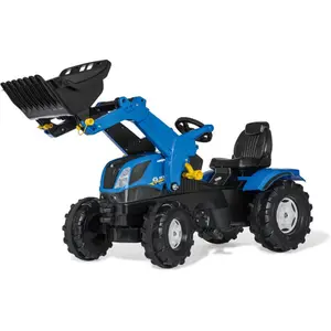 Jeux de voiture - Farmtrac New Holland Avec Chargeur Rolly Toys