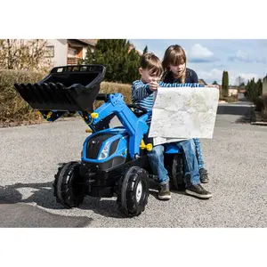 Jeux de voiture - Farmtrac New Holland Avec Chargeur Rolly Toys image-1