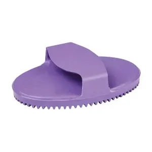 Rubber striggle voor paarden Roma image-0