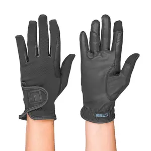 Leather riding gloves woman Romfh
