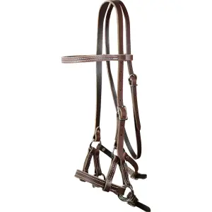 Zijhandgreep voor paard van leer Ronzon Legend image-0