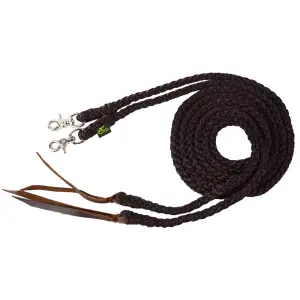 Rênes US ouvertes pour cheval polytresse rondes Ronzon Legend image-0