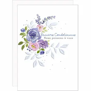 Tarjeta doble Rosanna Rossi Condoleances image-0