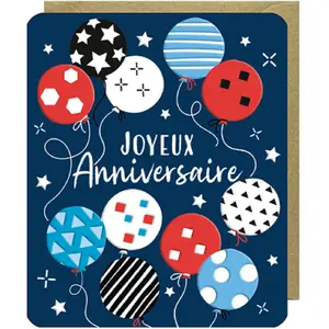 Carta doppia Rosanna Rossi Odyssee - Anniversaire Ballons image-0