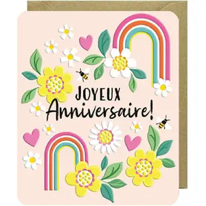 Tarjeta doble Rosanna Rossi Odyssee - Anniversaire Arc En Ciel image-0