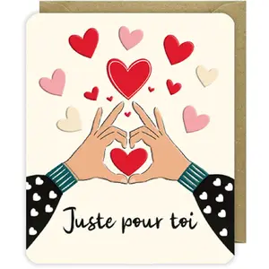Dubbele kaart Rosanna Rossi Odyssee - Coeur Mains image-0