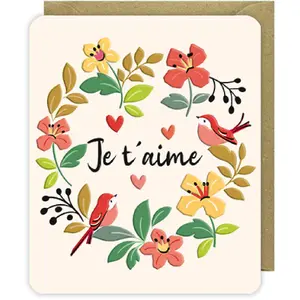 Doppelte Karte Rosanna Rossi Odyssee - Amour Oiseaux image-0