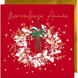 Doppelte Weihnachtskarte Rosanna Rossi Winter Moon image-0