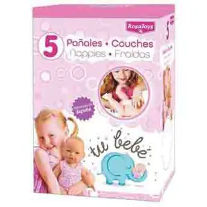 Doll diapers Rosatoys (x5) image-0