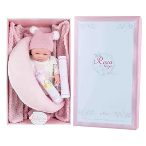 Doll with pillow and blanket Rosatoys Reborn image-1