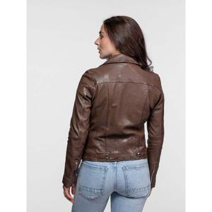 Women's leather jacket Rose Garden Olympe image-4