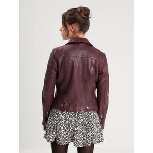 Women's leather jacket Rose Garden Olympe image-1