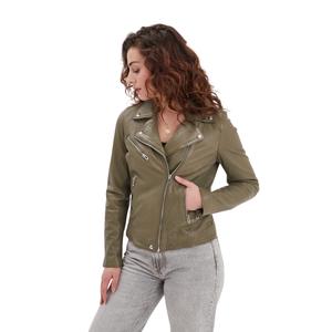 Women's leather jacket Rose Garden Olympe