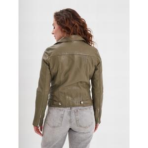 Women's leather jacket Rose Garden Olympe image-1