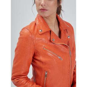 Women's leather jacket Rose Garden Olympe image-1