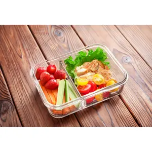 Doppelwandiger Glasbehälter Rosmarino Bake&Go image-2