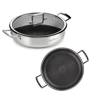 Shallow casserole with lid Rosmarino HexaPro image-0