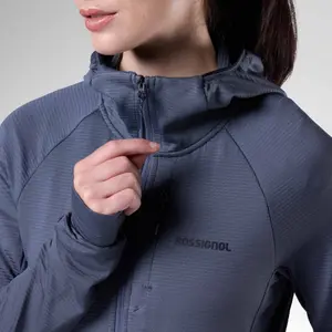 Sweatshirt à capuche texturé à couche intermédiaire femme Rossignol image-4
