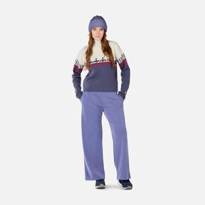 Pull de gola alta com padrões para mulher Rossignol image-3