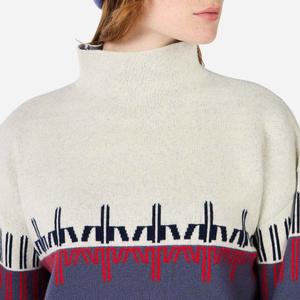 Pull de gola alta com padrões para mulher Rossignol image-4