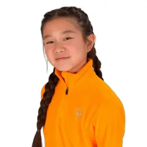 Dívčí mikina s polo zipem z fleecu Rossignol image-3