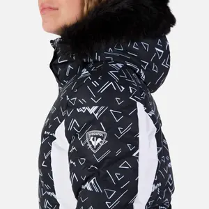 Vrouwelijke gewatteerde jas met print Rossignol Staci image-5